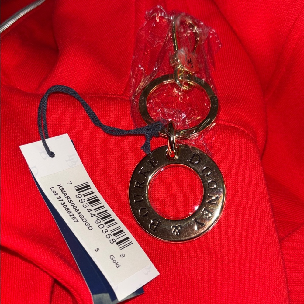 Dooney & Bourke Gold-Tone Key Ring Signature 
🆕 Key Fob - Picture 3 of 5